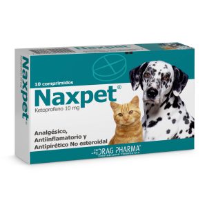 naxpet-10-mg-x-10-comprimidos Naxpet 10 mg Apoyo Antiinflamatorio y Analgésico Oral para Perros y Gatos