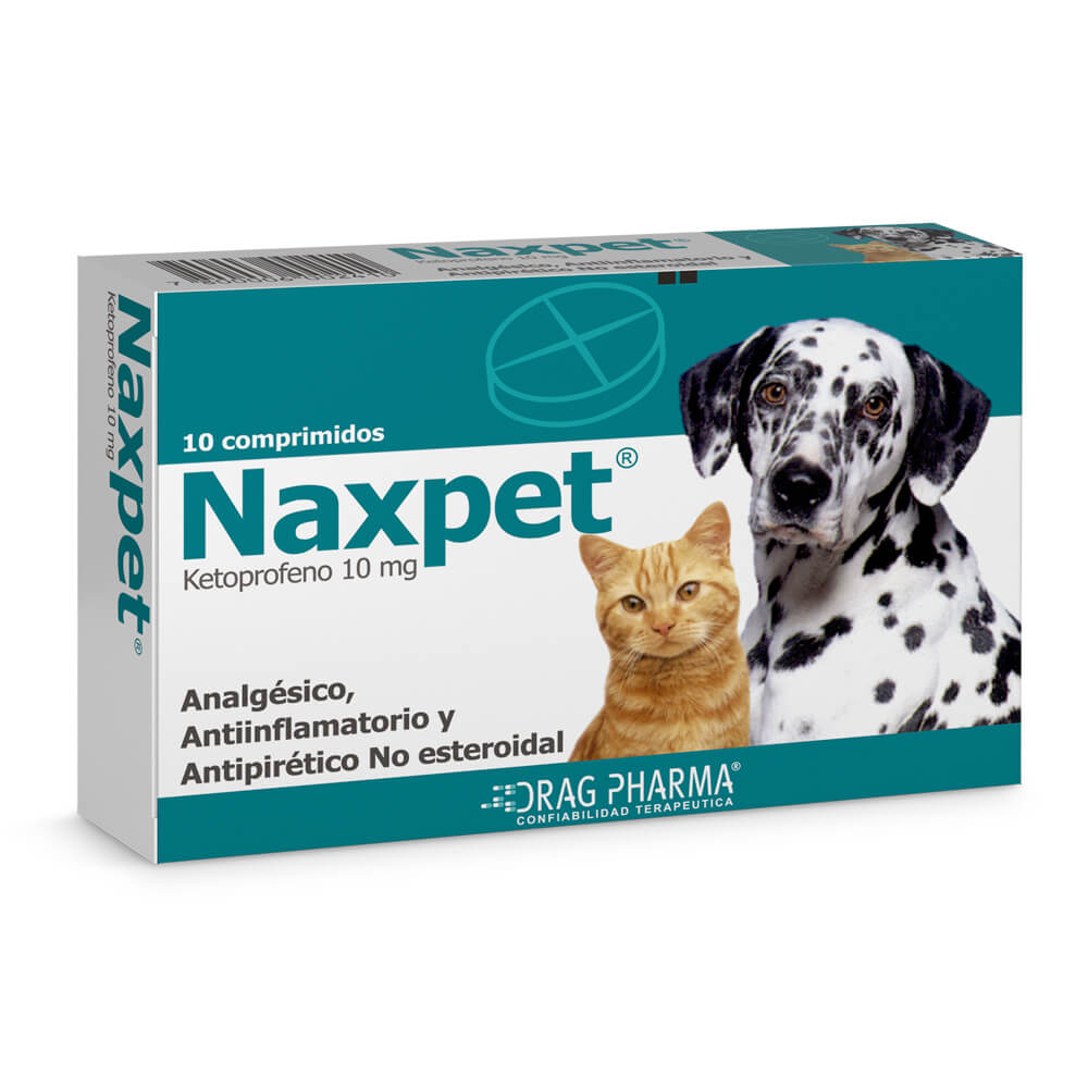 Naxpet 10 mg Apoyo Antiinflamatorio y Analgésico Oral para Perros y Gatos